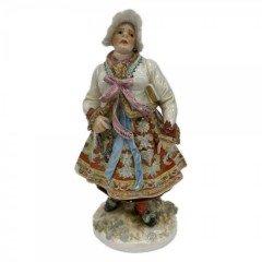 Скульптура "Дама в чепце с книгой" Meissen